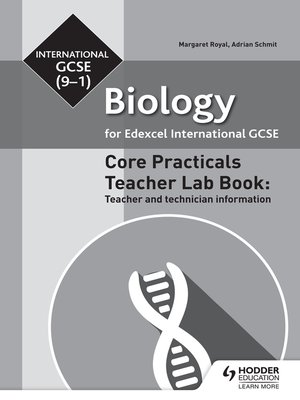 cover image of Edexcel International GCSE (9-1) Biology Teacher Lab Book